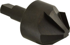 Hertel - 2" Head Diam, 3/4" Shank Diam, 4 Flute 90° High Speed Steel Countersink - Caliber Tooling