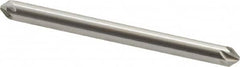 Hertel - 1/8" Head Diam, 1/8" Shank Diam, 6 Flute 82° High Speed Steel Countersink - Caliber Tooling