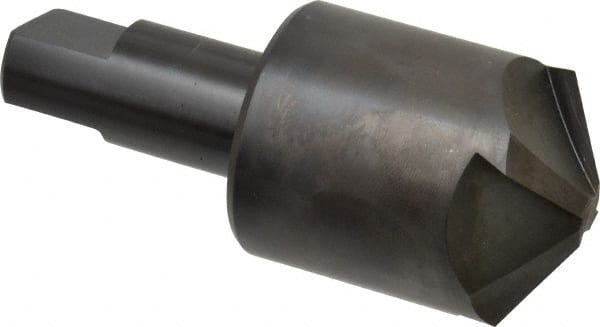 Hertel - 1-1/2" Head Diam, 3/4" Shank Diam, 4 Flute 120° High Speed Steel Countersink - Caliber Tooling