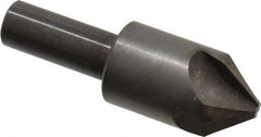 Hertel - 7/8" Head Diam, 1/2" Shank Diam, 4 Flute 82° High Speed Steel Countersink - Caliber Tooling