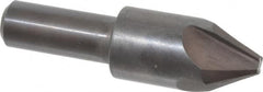 Hertel - 3/4" Head Diam, 1/2" Shank Diam, 4 Flute 60° High Speed Steel Countersink - Caliber Tooling