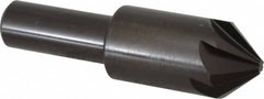 Hertel - 3/4" Head Diam, 1/2" Shank Diam, 6 Flute 82° High Speed Steel Countersink - Caliber Tooling