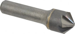 Hertel - 3/4" Head Diam, 1/2" Shank Diam, 6 Flute 100° Solid Carbide Countersink - Caliber Tooling