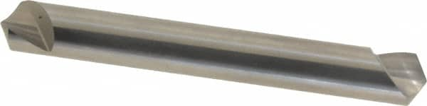 Hertel - 1/4" Head Diam, 1/4" Shank Diam, 1 Flute 120° Solid Carbide Countersink - Caliber Tooling