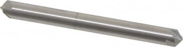 Hertel - 3/16" Head Diam, 3/16" Shank Diam, 4 Flute 100° Solid Carbide Countersink - Caliber Tooling