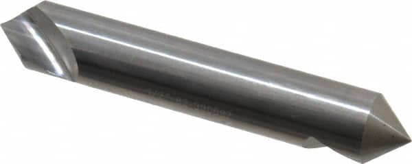 Hertel - 1/2" Head Diam, 1/2" Shank Diam, 1 Flute 82° Solid Carbide Countersink - Caliber Tooling