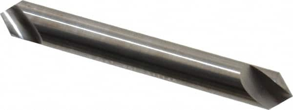 Hertel - 5/16" Head Diam, 5/16" Shank Diam, 1 Flute 90° Solid Carbide Countersink - Caliber Tooling