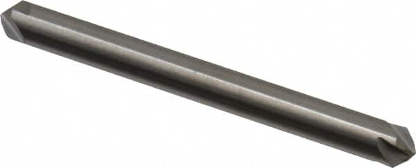 Hertel - 3/16" Head Diam, 3/16" Shank Diam, 4 Flute 90° Solid Carbide Countersink - Caliber Tooling