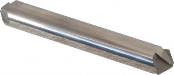 Hertel - 3/8" Head Diam, 3/8" Shank Diam, 4 Flute 100° Solid Carbide Countersink - Caliber Tooling