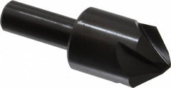 Hertel - 1" Head Diam, 1/2" Shank Diam, 4 Flute 90° High Speed Steel Countersink - Caliber Tooling