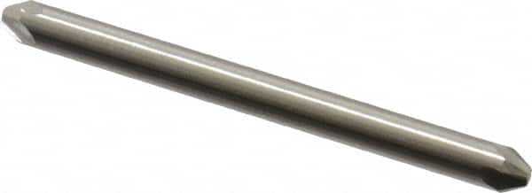 Hertel - 1/8" Head Diam, 1/8" Shank Diam, 4 Flute 60° High Speed Steel Countersink - Caliber Tooling