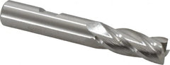 Hertel - 1/2", 4 Flute, Cobalt, 0.02" Corner Radius End Mill - 3-1/4" OAL, Right Hand Flute, 1-1/4" LOC, Right Hand Cut - Caliber Tooling