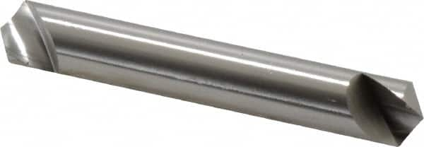 Hertel - 3/8" Head Diam, 3/8" Shank Diam, 1 Flute 120° High Speed Steel Countersink - Caliber Tooling