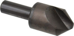 Hertel - 1" Head Diam, 1/2" Shank Diam, 1 Flute 82° High Speed Steel Countersink - Caliber Tooling