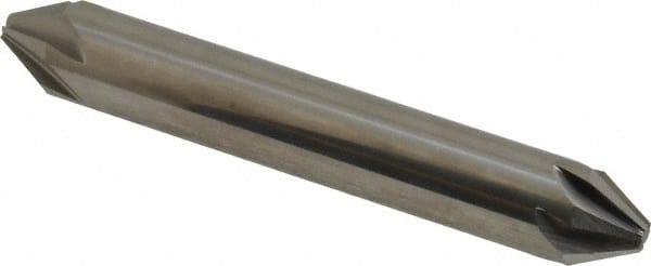 Hertel - 3/8" Head Diam, 3/8" Shank Diam, 6 Flute 60° Solid Carbide Countersink - Caliber Tooling