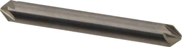 Hertel - 1/4" Head Diam, 1/4" Shank Diam, 6 Flute 90° Solid Carbide Countersink - Caliber Tooling