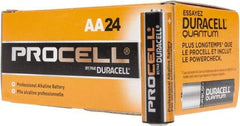 Duracell - Size AA, Alkaline, 24 Pack, Standard Battery - 1.5 Volts, Button Tab Terminal - Caliber Tooling