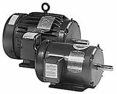 Baldor - 3/4 Max hp, 1,725 Max RPM, Electric AC DC Motor - 208, 230, 460 V Input, Three Phase, 56 Frame - Caliber Tooling