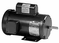 Baldor - 2 Max hp, 3,450 Max RPM, Electric AC DC Motor - 115, 208, 230 V Input, Single Phase, 56H Frame - Caliber Tooling