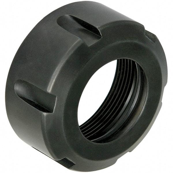 Techniks - Collet Nuts & Locknuts Type: Slotted Collet Nut Collet Series: ER16 - Exact Industrial Supply