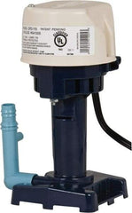 Little Giant Pumps - 1 Amp, 115 Volt, 1/50 hp, 1 Phase, Thermal Plastic Evaporative Cooler Pumps Machine Tool & Recirculating Pump - 8.3 GPM, 11 psi, 9" Overall Height, 4-1/2" Body Length, ABS Impeller, Open Fan Cooled Motor - Caliber Tooling