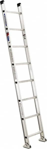 Werner - 8' High, Type IA Rating, Aluminum Extension Ladder - 300 Lb Capacity - Caliber Tooling