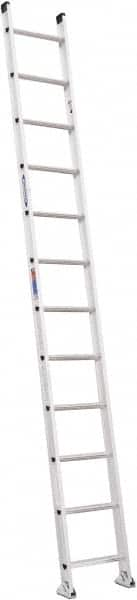 Werner - 12' High, Type IA Rating, Aluminum Extension Ladder - 300 Lb Capacity - Caliber Tooling