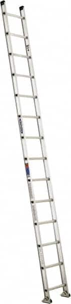 Werner - 14' High, Type IA Rating, Aluminum Extension Ladder - 300 Lb Capacity - Caliber Tooling