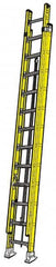 Werner - 20' High, Type IAA Rating, Fiberglass Extension Ladder - Caliber Tooling