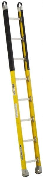 Werner - 14' High, Type IA Rating, Fiberglass Extension Ladder - 300 Lb Capacity - Caliber Tooling