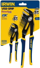 Irwin - 2 Piece GrooveLock Plier Set - Comes in Clamshell - Caliber Tooling