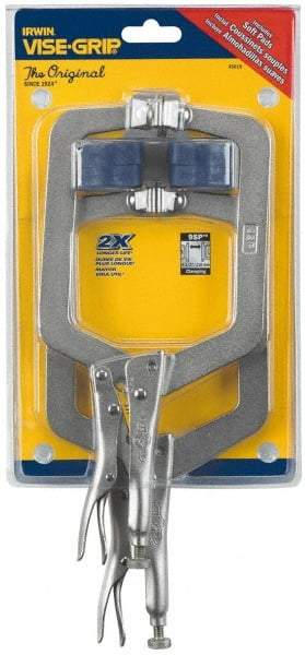 Irwin - 2 Piece Locking Clamp Plier Set - Comes in Box - Caliber Tooling