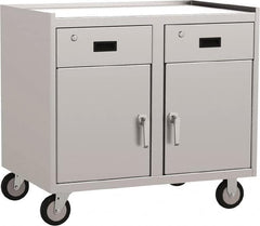 Jamco - 36" Wide x 34" High x 18" Deep, Mobile Closed Cabinet - 1,200 Lb Capacity, 18" Shelf Clearance - Caliber Tooling