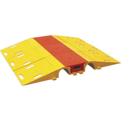 Checkers - On Floor Cable Covers Cover Material: Polyurethane Number of Channels: 1 - Caliber Tooling