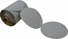 3M - 5" Diam, 120 Grit Silicon Carbide Adhesive PSA Disc - Fine Grade, Gray, A Weighted Backing, Flexible, Use with Random Orbital Sanders - Caliber Tooling