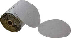 3M - 6" Diam, 100 Grit Silicon Carbide Adhesive PSA Disc - Very Fine Grade, Gray, A Weighted Backing, Flexible, Use with Random Orbital Sanders - Caliber Tooling