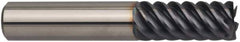 Guhring - 25mm, 45mm LOC, 25mm Shank Diam, 121mm OAL, 10 Flute, Solid Carbide Square End Mill - Caliber Tooling