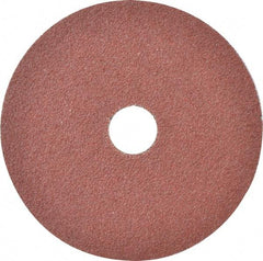 Camel Grinding Wheels - 5" Diam 7/8" Hole 36 Grit Fiber Disc - Very Coarse Grade, Aluminum Oxide, 12,200 Max RPM - Caliber Tooling