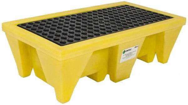 Enpac - 58 Gal Sump, 2,000 Lb Capacity, 2 Drum, Plastic Spill Deck or Pallet - 53-1/2" Long x 29" Wide x 17" High - Caliber Tooling