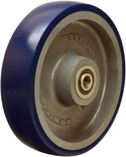 Hamilton - 10 Inch Diameter x 2-1/2 Inch Wide, Polyurethane on Cast Iron Caster Wheel - 2,000 Lb. Capacity, 3-1/4 Inch Hub Length, 1 Inch Axle Diameter, Tapered Roller Bearing - Caliber Tooling