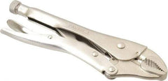 Paramount - 10" OAL Curved Jaw Locking Pliers - 1-7/8" Jaw Opening, Standard Handle - Caliber Tooling