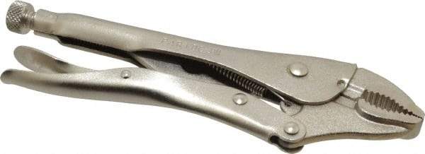 Paramount - 10" OAL Curved Jaw Locking Pliers - 1-7/8" Jaw Opening, Standard Handle - Caliber Tooling