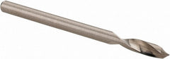 Accupro - 1/8" Body Diam, 90°, 2" OAL, Solid Carbide Spotting Drill - Caliber Tooling