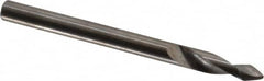 Accupro - 3mm Body Diam, 60°, 38mm OAL, Solid Carbide Spotting Drill - Caliber Tooling