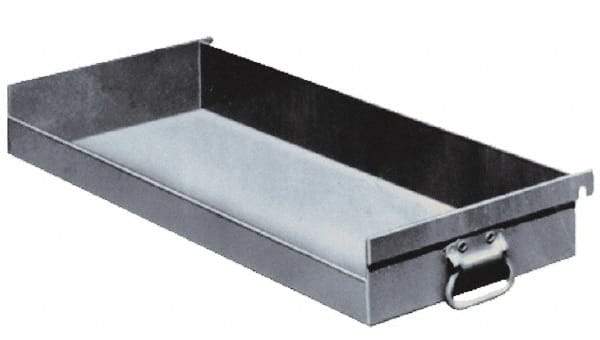 Durham - 1 Shelf, Steel Open Front Hook-On Tray - 36" Long x 15" Wide x 6" High - Caliber Tooling