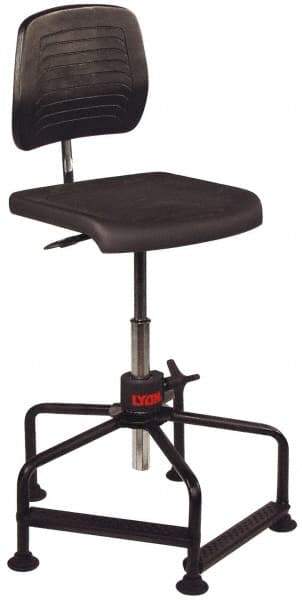 Lyon - Adjustable Chair - Polyurethane Seat, Black - Caliber Tooling