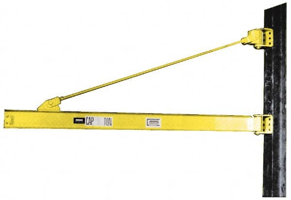 Value Collection - 2,000 Lb Load Capacity, Steel Jib Crane - 12' Span - Caliber Tooling