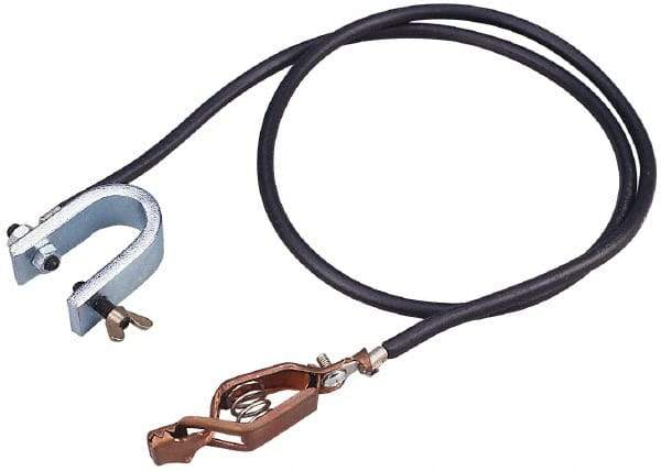 Value Collection - Drum Bondwires End Style: "C" Clamp & Alligator Clip Length (Feet): 3.00 - Caliber Tooling