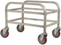 Win-Holt - 16" Wide x 24" Long x 19" High Tote Cart - 1 Slot, 1 Tote, Aluminum - Caliber Tooling