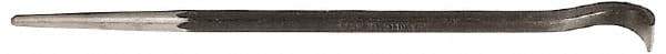 Mayhew - 9" OAL Rolling Head Pry Bar - 3/8" Tip Width - Caliber Tooling